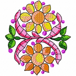 Flowers Embroidery Design 4